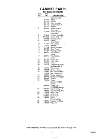 03 - Section parts for Whirlpool Dishwasher SHF7800W1 / from AppliancePartsPros.com