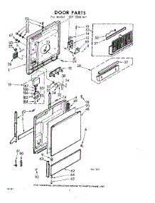 04 - Door parts for Whirlpool SDF7800W1 / from AppliancePartsPros.com