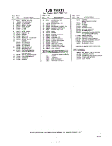 07 - Lit / Optional parts for Whirlpool SDF7800W1 / from AppliancePartsPros.com
