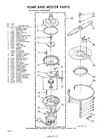 06 - Pump And Motor parts for Whirlpool SAU300P0 / from AppliancePartsPros.com