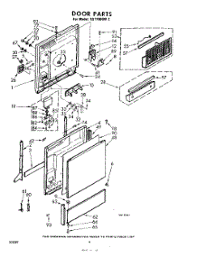 04 - Door parts for Whirlpool SDF7800W2 / from AppliancePartsPros.com