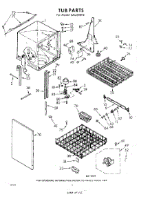 04 - Tub parts for Whirlpool SAU300P2 / from AppliancePartsPros.com