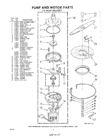 06 - Pump And Motor parts for Whirlpool SAU300P2 / from AppliancePartsPros.com
