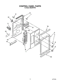 11 - Control Panel parts for Whirlpool Range SM980PEYN0 / from AppliancePartsPros.com