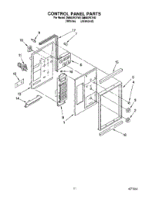 10 - Control Panel parts for Whirlpool Range SM980PEYN2 / from AppliancePartsPros.com