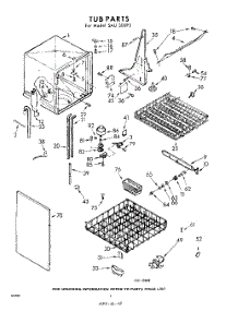 04 - Tub parts for Whirlpool SAU300P3 / from AppliancePartsPros.com