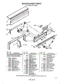 05 - Backguard parts for Whirlpool RYE39801 / from AppliancePartsPros.com
