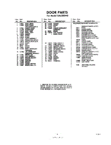 03 - Section parts for Whirlpool SAU300W0 / from AppliancePartsPros.com