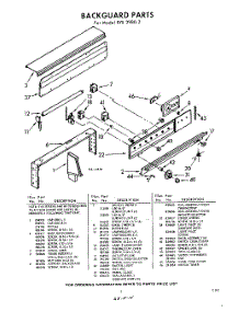 05 - Back Guard parts for Whirlpool RYE39802 / from AppliancePartsPros.com