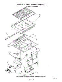 04 - Compartment Separator parts for Whirlpool Refrigerator ET22PKXWN00 / from AppliancePartsPros.com
