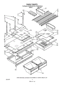 05 - Shelf , Lit / Optional parts for Whirlpool Refrigerator ET22PKXWN10 / from AppliancePartsPros.com