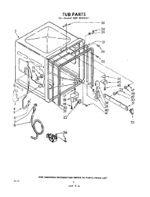 06 - Tub parts for Whirlpool SDF8000W1 / from AppliancePartsPros.com