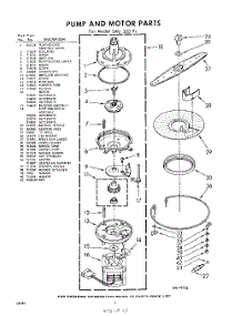 06 - Pump And Motor parts for Whirlpool SAU320P1 / from AppliancePartsPros.com