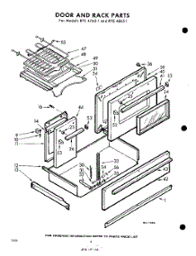 04 - Door And Rack parts for Whirlpool RYE47601 / from AppliancePartsPros.com