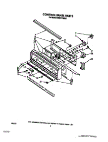 02 - Control Panel, Lit / Optional parts for Kitchenaid Oven KEBS177WBL0 / from AppliancePartsPros.com