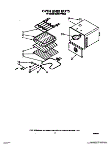 06 - Oven Liner parts for Kitchenaid Oven KEBS177WBL0 / from AppliancePartsPros.com