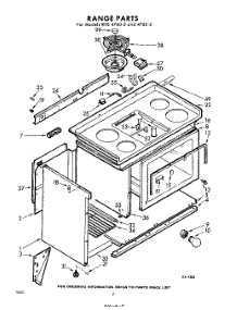 02 - Range parts for Whirlpool RYE47602 / from AppliancePartsPros.com