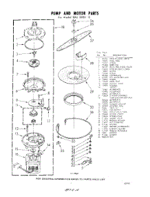 07 - Pump And Motor parts for Whirlpool SDU30000 / from AppliancePartsPros.com