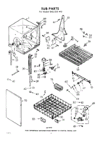 04 - Tub parts for Whirlpool SAU325W0 / from AppliancePartsPros.com