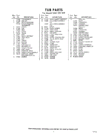 05 - Section parts for Whirlpool SAU325W0 / from AppliancePartsPros.com