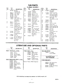 03 - Literature And Optional parts for Whirlpool Dishwasher SHU30040 / from AppliancePartsPros.com
