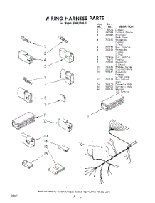 08 - Wiring Harness parts for Whirlpool Dishwasher SHU30040 / from AppliancePartsPros.com