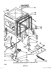 02 - Tub parts for Whirlpool SDU30001 / from AppliancePartsPros.com