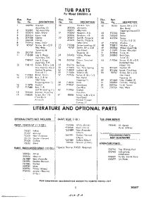 03 - Literature And Optional parts for Whirlpool Dishwasher SHU30110 / from AppliancePartsPros.com
