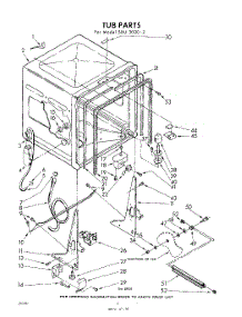 02 - Tub parts for Whirlpool SDU30002 / from AppliancePartsPros.com