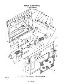 02 - Section parts for Whirlpool Hood RH3330XR0 / from AppliancePartsPros.com