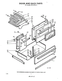 04 - Door And Rack parts for Whirlpool RYE47654 / from AppliancePartsPros.com