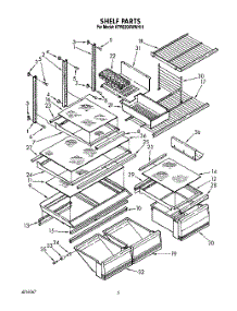 04 - Shelf, Lit / Optional parts for Kitchenaid Refrigerator KTRS20KWAL11 / from AppliancePartsPros.com