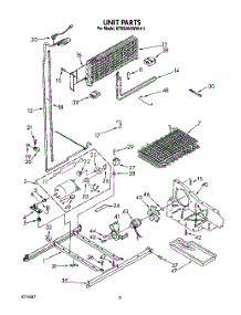 05 - Unit parts for Kitchenaid Refrigerator KTRS20KWAL11 / from AppliancePartsPros.com