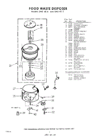 02 - Section parts for Whirlpool SMD406 / from AppliancePartsPros.com