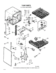 04 - Tub parts for Whirlpool SAU330P0 / from AppliancePartsPros.com