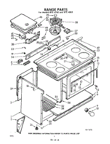 02 - Range parts for Whirlpool RYE4865 / from AppliancePartsPros.com