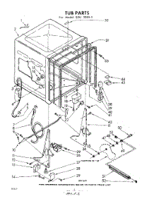 02 - Tub parts for Whirlpool SDU30003 / from AppliancePartsPros.com