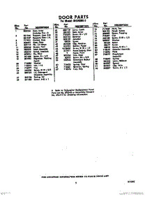 05 - Section parts for Whirlpool Dishwasher SHU40000 / from AppliancePartsPros.com