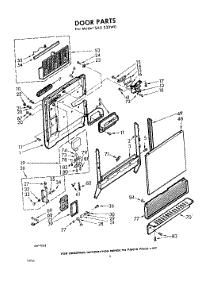 02 - Door parts for Whirlpool SAU330W0 / from AppliancePartsPros.com