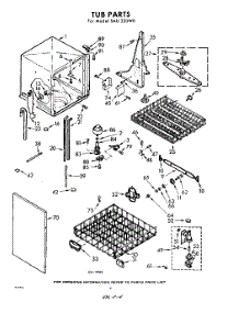 04 - Tub parts for Whirlpool SAU330W0 / from AppliancePartsPros.com