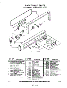 07 - Back Guard parts for Whirlpool RYE48750 / from AppliancePartsPros.com