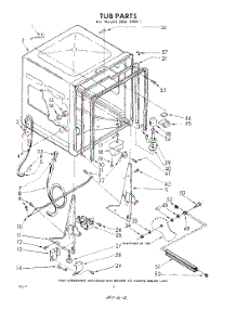 02 - Tub parts for Whirlpool SDU30011 / from AppliancePartsPros.com