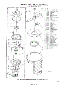07 - Pump And Motor parts for Whirlpool SDU30011 / from AppliancePartsPros.com