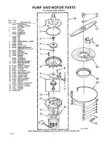 06 - Pump And Motor parts for Whirlpool SAU330W1 / from AppliancePartsPros.com