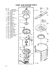 06 - Pump And Motor parts for Whirlpool SAU400P0 / from AppliancePartsPros.com