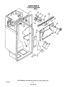 03 - Liner parts for Whirlpool Refrigerator ET22RKXXN00 / from AppliancePartsPros.com