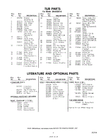 03 - Literature And Optional parts for Whirlpool Dishwasher SHU40040 / from AppliancePartsPros.com