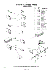 08 - Wiring Harness parts for Whirlpool Dishwasher SHU40040 / from AppliancePartsPros.com