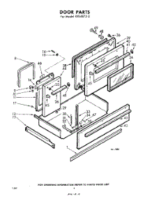 04 - Door parts for Whirlpool RYE48752 / from AppliancePartsPros.com