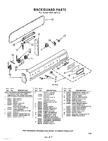 07 - Back Guard parts for Whirlpool RYE48752 / from AppliancePartsPros.com